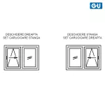 Carucioare GU PSK 966/200kg usi osciloculisante dreapta