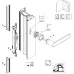 Set cremaliera stanga Schuco AvanTec SimplySmart