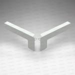 Set capace tip C glaf aluminiu premium 340mm alb ( stânga-dreapta )