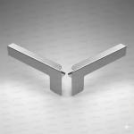 Set capace tip C glaf aluminiu premium 195mm argintiu ( stânga-dreapta )