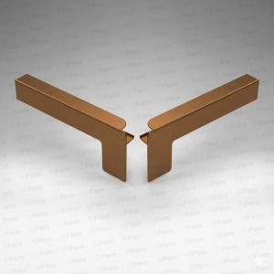 Set capace tip C glaf aluminiu premium 360mm bronz deschis ( stânga-dreapta )