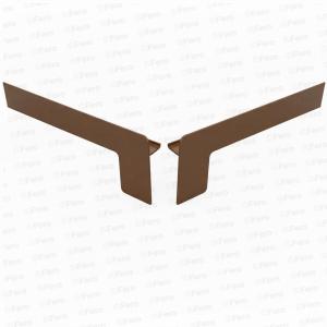 Set capace tip L glaf aluminiu premium 340mm stejar auriu ( stânga-dreapta )