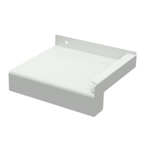 Glaf exterior premium din aluminiu 70 mm × 1000 mm – Alb RAL 9016