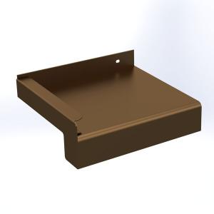 Glaf exterior premium din aluminiu 50 mm × 1000 mm - Bronz Închis E6/C33