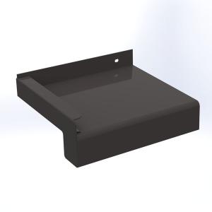 Glaf exterior premium din aluminiu 50 mm × 2500 mm – Maro RAL 8019