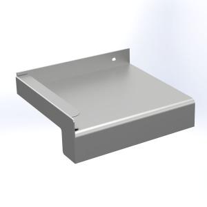 Glaf exterior premium din aluminiu 50 mm × 1000 mm - Argintiu E6/EV1